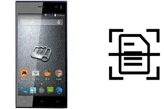 Numériser un document sur un Micromax A99 Canvas Xpress