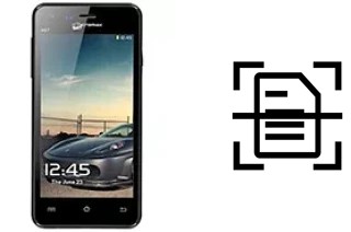 Numériser un document sur un Micromax A67 Bolt