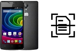 Numériser un document sur un Micromax Bolt D320