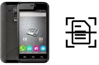 Numériser un document sur un Micromax Bolt S301