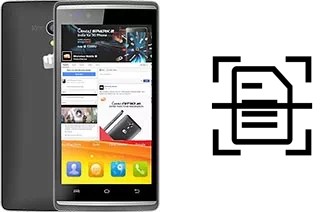 Numériser un document sur un Micromax Canvas Fire 4G Q411