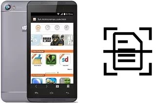 Numériser un document sur un Micromax Canvas Fire 4 A107