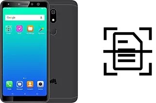 Numériser un document sur un Micromax Canvas Infinity Pro