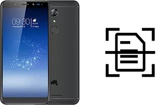 Numériser un document sur un Micromax Canvas Infinity