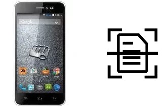 Numériser un document sur un Micromax Canvas Pep Q371