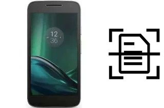 Numériser un document sur un Moto G4 Play