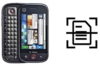 Numériser un document sur un Motorola DEXT MB220