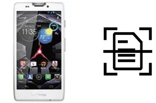 Numériser un document sur un Motorola DROID RAZR HD