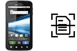 Numériser un document sur un Motorola ATRIX 4G