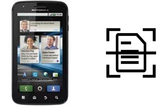 Numériser un document sur un Motorola ATRIX