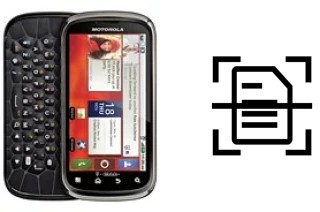 Numériser un document sur un Motorola Cliq 2