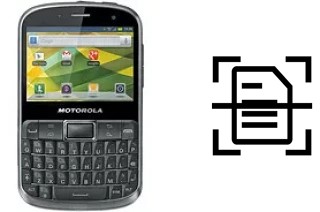 Numériser un document sur un Motorola DEFY Pro