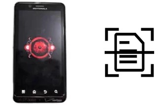 Numériser un document sur un Motorola Droid Bionic Targa