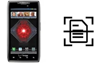 Numériser un document sur un Motorola DROID RAZR MAXX