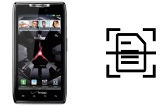 Numériser un document sur un Motorola DROID RAZR XT912