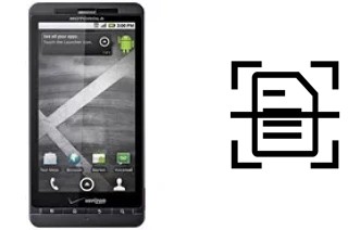 Numériser un document sur un Motorola DROID X