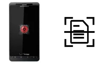 Numériser un document sur un Motorola DROID X2