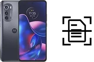 Numériser un document sur un Motorola Edge (2022)