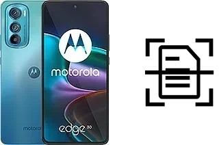 Numériser un document sur un Motorola Edge 30