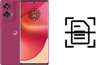 Numériser un document sur un Motorola Edge 50 Fusion