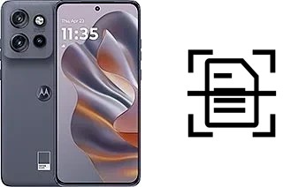 Numériser un document sur un Motorola Edge 50 Neo