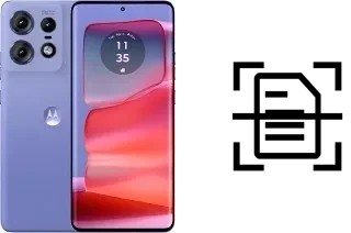 Numériser un document sur un Motorola Edge 50 Pro