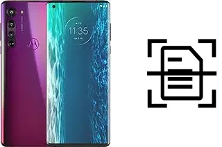 Numériser un document sur un Motorola Edge