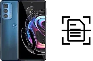 Numériser un document sur un Motorola Edge 20 Pro