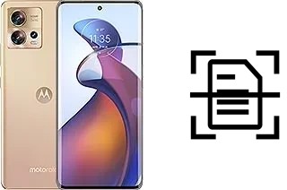Numériser un document sur un Motorola Edge 30 Fusion
