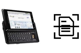 Numériser un document sur un Motorola MILESTONE
