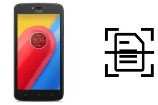 Numériser un document sur un Motorola Moto C 4G