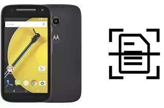 Numériser un document sur un Motorola Moto E (2nd gen)