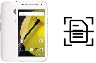 Numériser un document sur un Motorola Moto E Dual SIM (2nd gen)