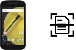 Numériser un document sur un Motorola Moto E (2nd Gen) XT1527