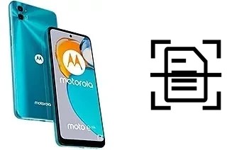 Numériser un document sur un Motorola Moto E22s