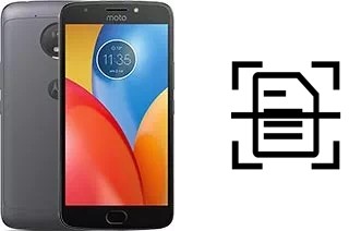 Numériser un document sur un Motorola Moto E4 Plus (USA)