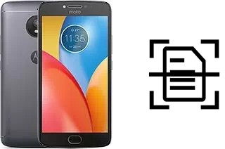 Numériser un document sur un Motorola Moto E4 Plus