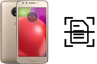 Numériser un document sur un Motorola Moto E4 (USA)