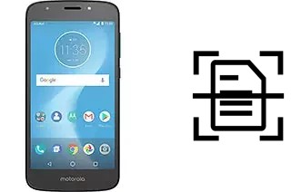 Numériser un document sur un Motorola Moto E5 Cruise