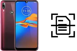 Numériser un document sur un Motorola Moto E6 Plus (2019)