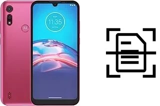 Numériser un document sur un Motorola Moto E6i