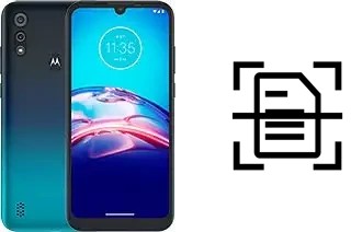 Numériser un document sur un Motorola Moto E6s (2020)