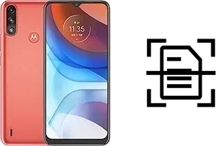 Numériser un document sur un Motorola Moto E7 Power