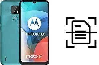 Numériser un document sur un Motorola Moto E7