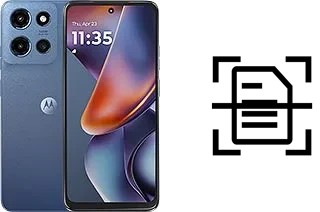 Numériser un document sur un Motorola Moto G (2025)