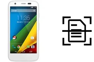 Numériser un document sur un Motorola Moto G 4G