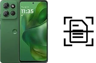 Numériser un document sur un Motorola Moto G Power (2025)