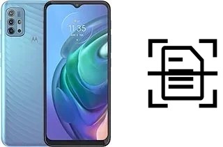 Numériser un document sur un Motorola Moto G10 Power