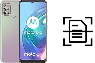 Numériser un document sur un Motorola Moto G10