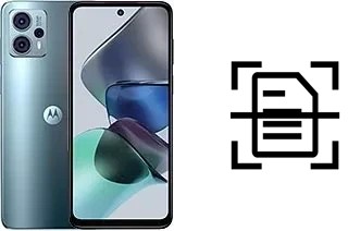 Numériser un document sur un Motorola Moto G23